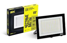 Прожектор светодиодный СДО 06-100 IP65 4000К черн. IEK