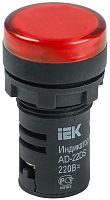 Лампа светосигнальная AD22DS d22мм 230В красн. KARAT IEK