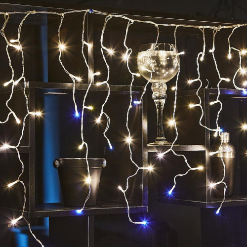 Гирлянда светодиодная "Бахрома"25м 440LED тепл. бел. фото 7 Гирлянда светодиодная "Бахрома"25м 440LED тепл. бел. фото 7