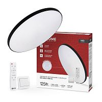 Светильник светодиодный NEO SIMPLE-125RC-BL 125Вт 3000-6500К 10000лм 230В 460х67мм с пультом ДУ черн