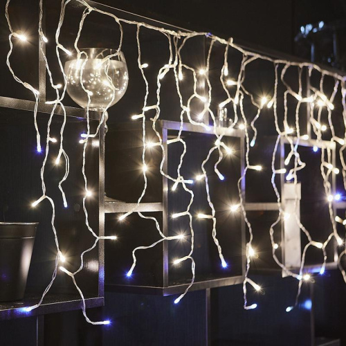 Гирлянда светодиодная "Бахрома"25м 440LED тепл. бел. фото 9 Гирлянда светодиодная "Бахрома"25м 440LED тепл. бел. фото 9