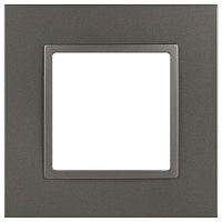 Рамка 1-м Elegance 14-5011-16 Classic для розеток и выключателей титан Эра Б0065823