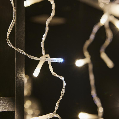 Гирлянда светодиодная "Бахрома"25м 440LED тепл. бел. фото 5 Гирлянда светодиодная "Бахрома"25м 440LED тепл. бел. фото 5
