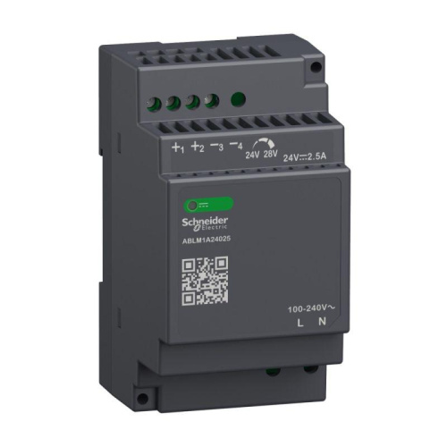 ABL MODICON модульный блок питания 24В, 60Вт¶ ABL MODICON модульный блок питания 24В, 60Вт¶