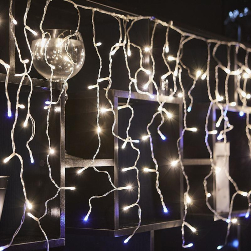 Гирлянда светодиодная "Бахрома"25м 440LED тепл. бел. фото 8 Гирлянда светодиодная "Бахрома"25м 440LED тепл. бел. фото 8