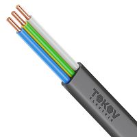 Кабель TOKOV ELECTRIC ВВГ-Пнг(А)-LS 3х10 ОК (N PE) 0.66кВ